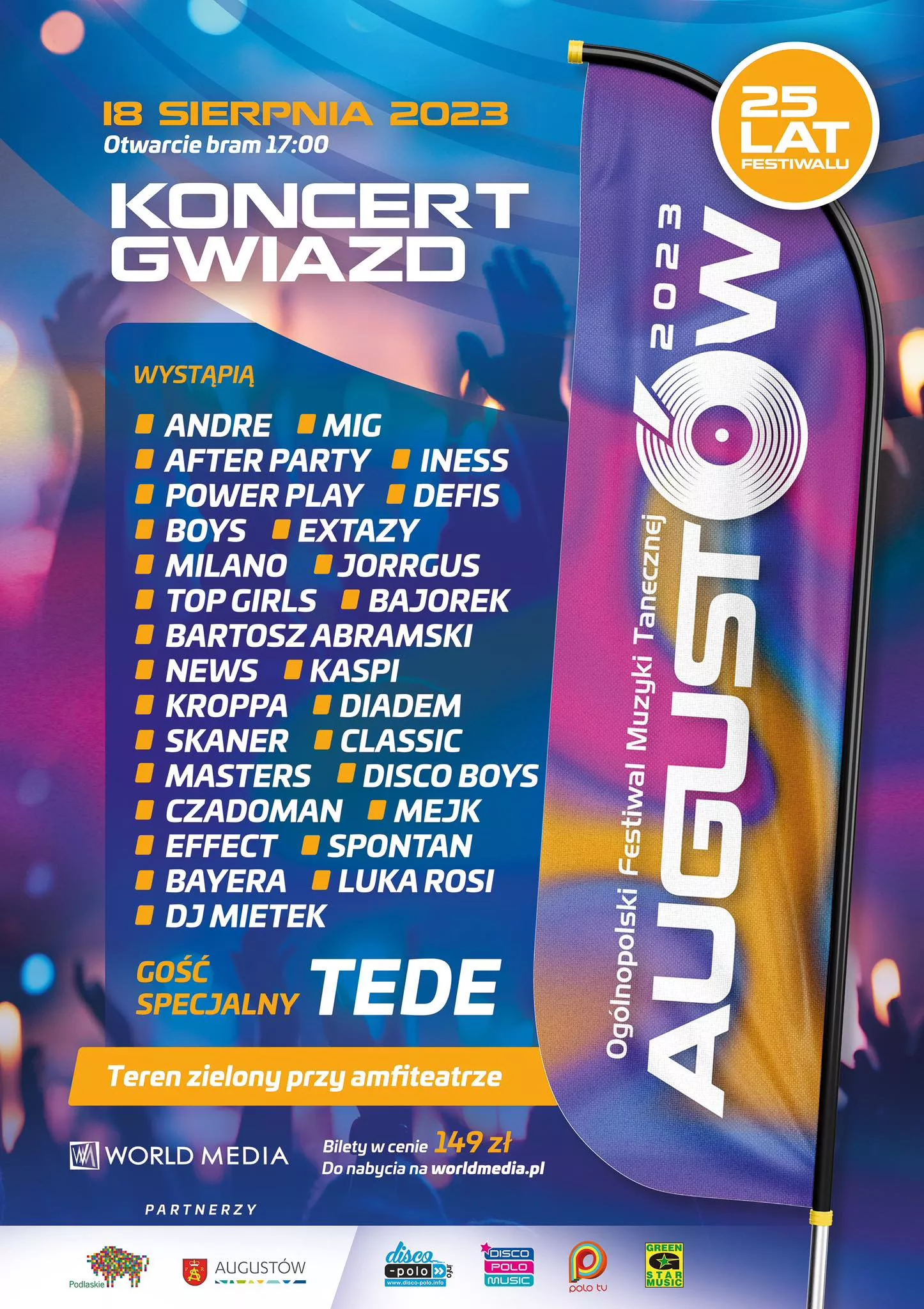 Ogólnopolski Festiwal Muzyki Tanecznej 2023 - Kto wystąpi? Znamy wszystkich artystów! 